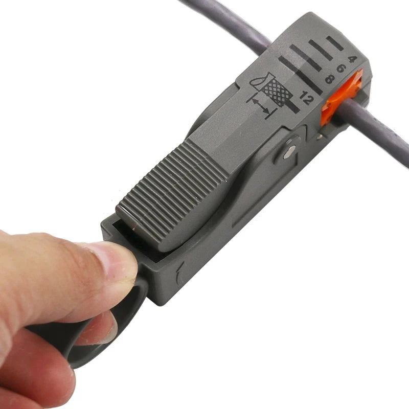 Wire Stripper Multi-Function Double-Blade Network Cable Pliers Wire Stripper Network Tool Coaxial Cable Wire Stripper