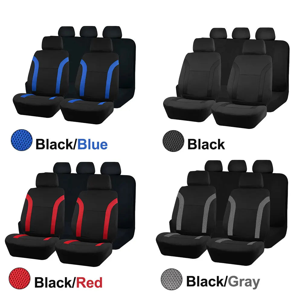 Breathable Air Mesh Car Seat Covers, Front or Full Set