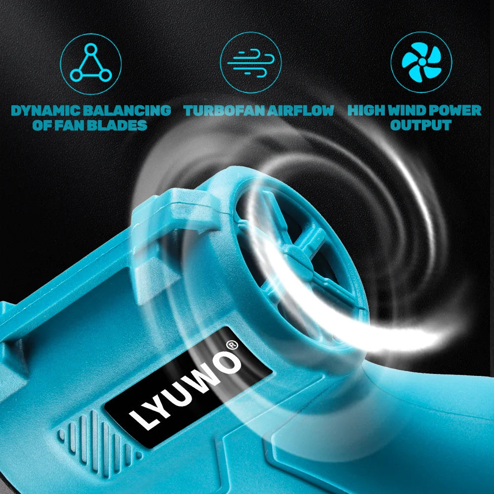 Air Blow Gun Dust Blower Computer Host Car Dust Cleaner Wireless Lithium Battery Blow Dryer, Essential Tool for Outdoor BBQ