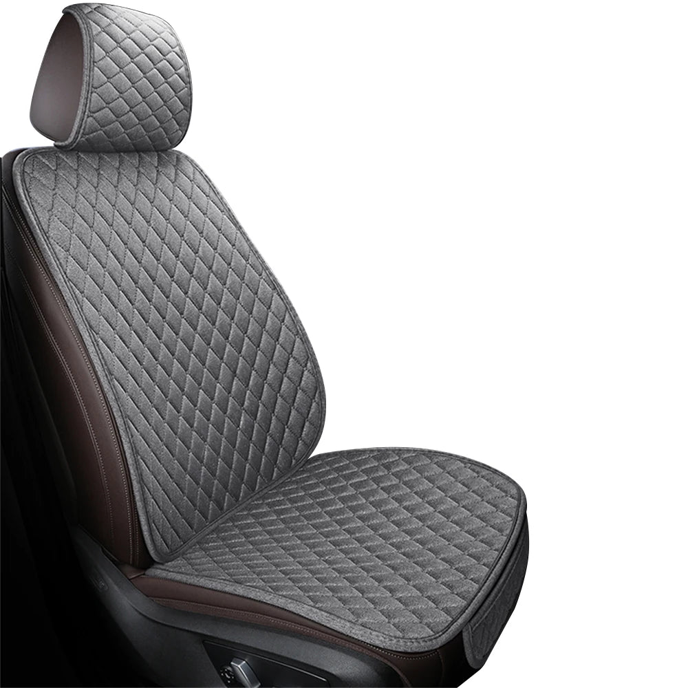 Breathable Cotton Blend Car Seat Cushion for Front or Rear Seats