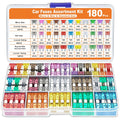 180-Piece Car Fuse Kit with Fuse Puller