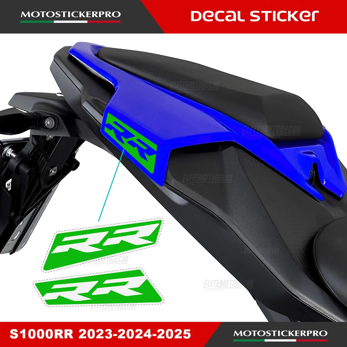 Hollow Rear Seat Hump Tail Decal for BMW S1000RR 2023-2026 - view 8