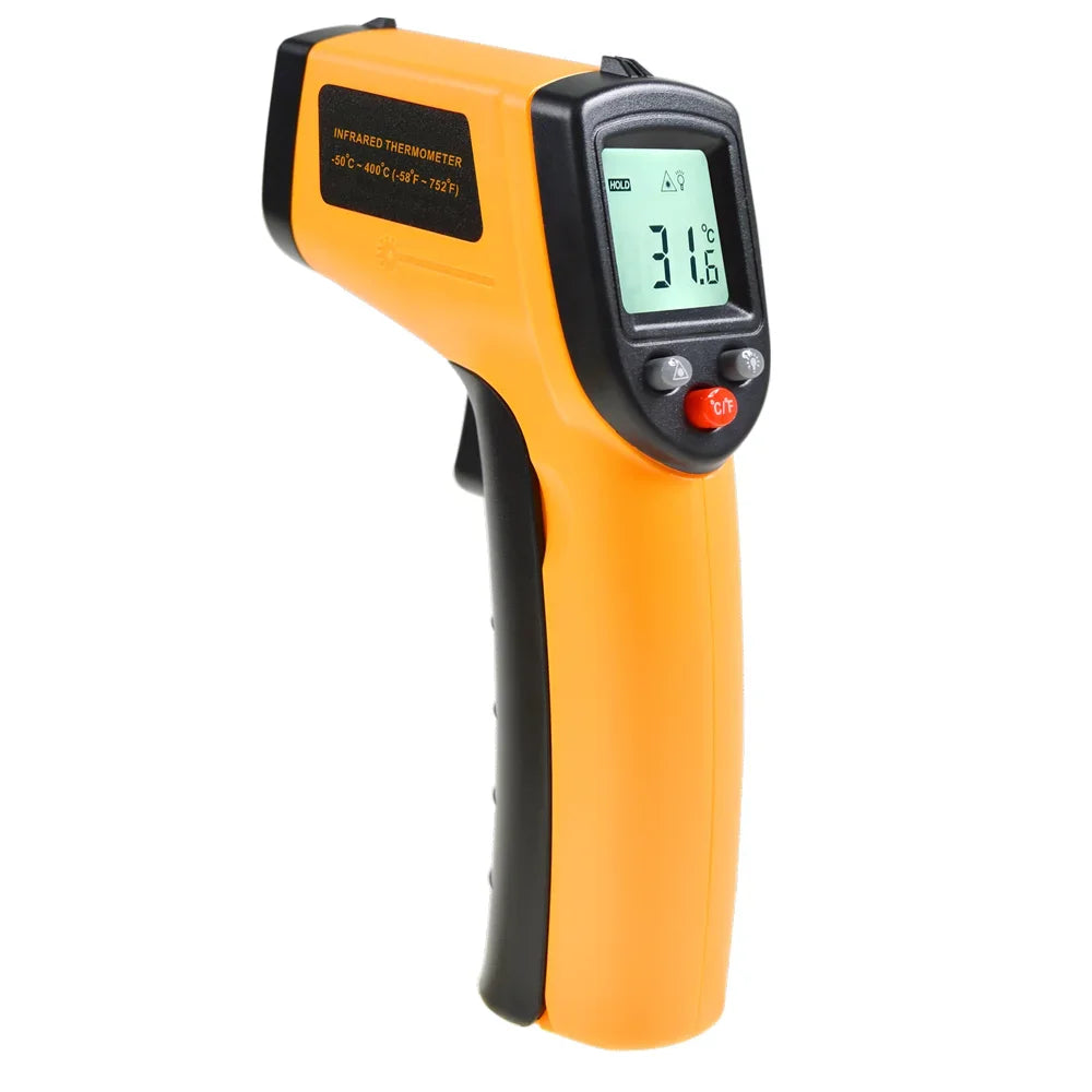 Digital Non-Contact Infrared Thermometer Gun with LCD Backlight