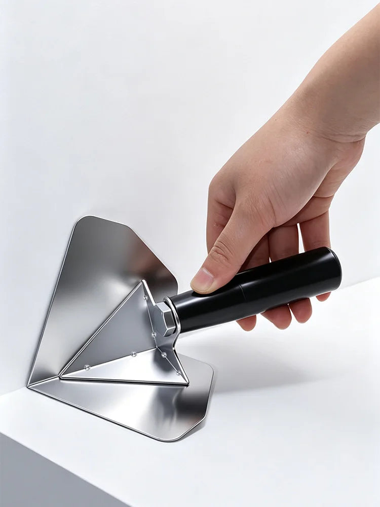 Stainless steel corner trowel 90 degree, internal and external angle finishing tool