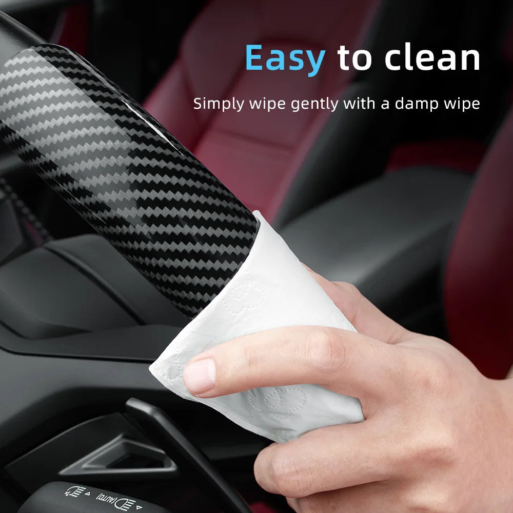 Toyota Quick Release Carbon Fiber Steering Wheel Cover - image 4