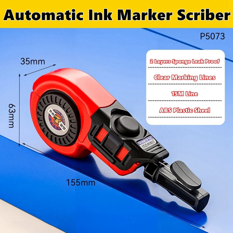 Precision Woodworking Scriber - 50M Chalk Line Marking Tool - image 7