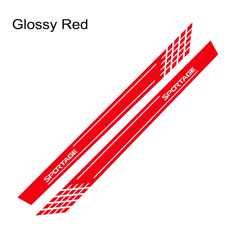Kia Sportage Side Skirt Stripe Decals - Car Styling Stickers (2PCS) - image 6
