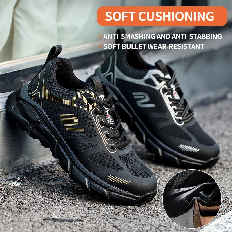 Steel Toe Work Sneakers for Men & Women, Non-Slip