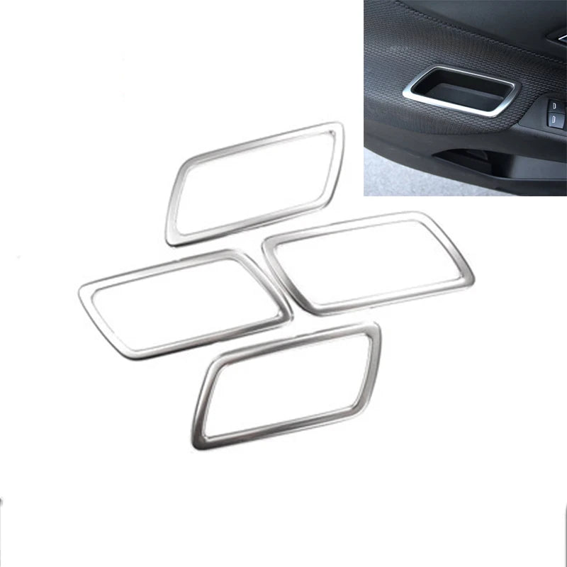 For Chevrolet Holden Equinox 2017 2018 Car accessories Car Interior Door Storage Box Decoration Frame Cover Trim