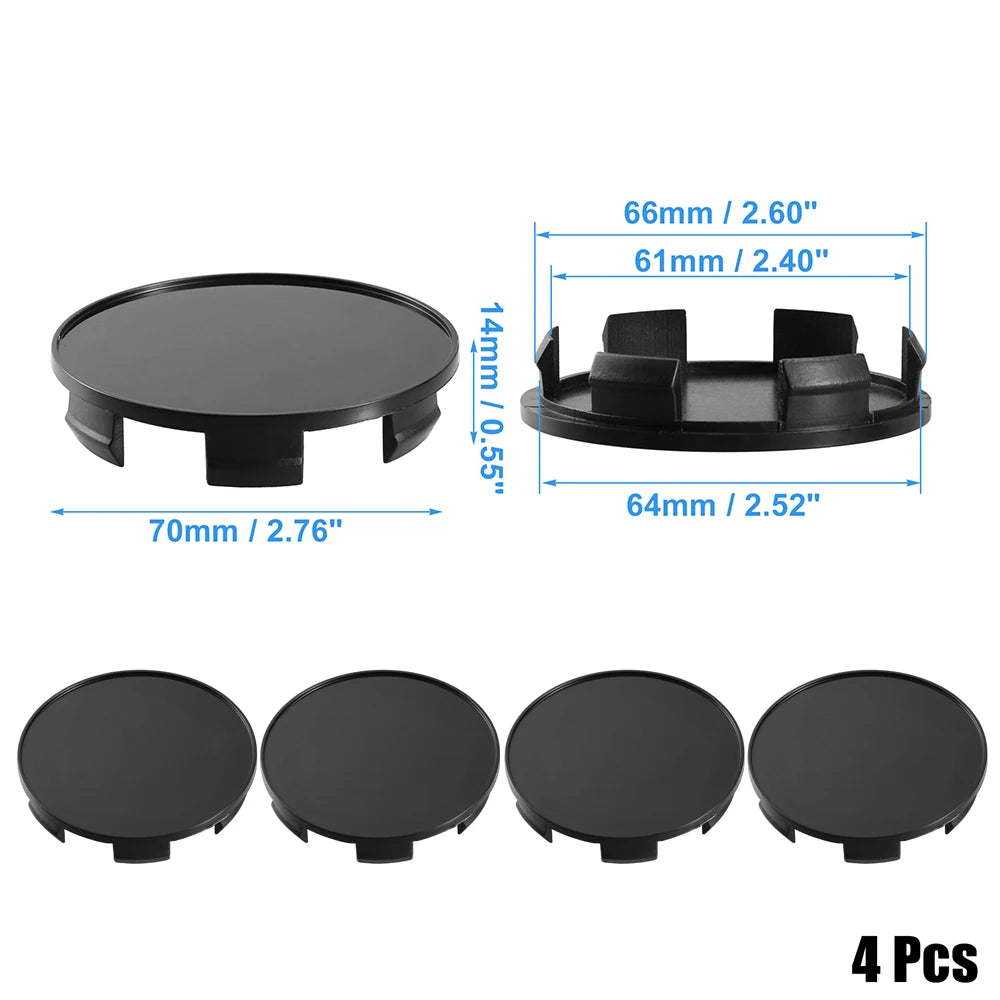 X Autohaux Universal Wheel Center Caps, 53-75mm 4-Pack - image 28