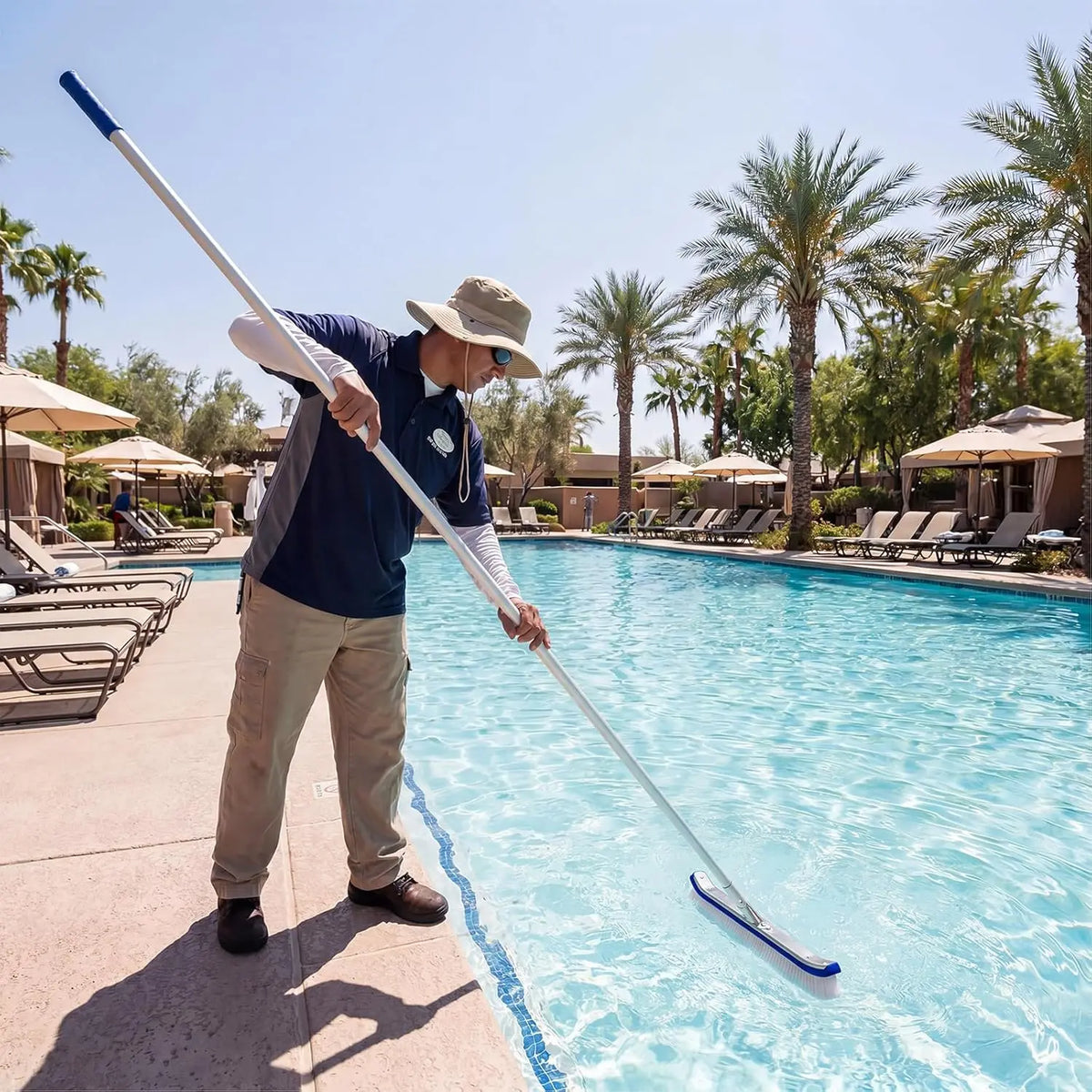 Adjustable Aluminum Telescopic Pole – Pool & Garden Maintenance