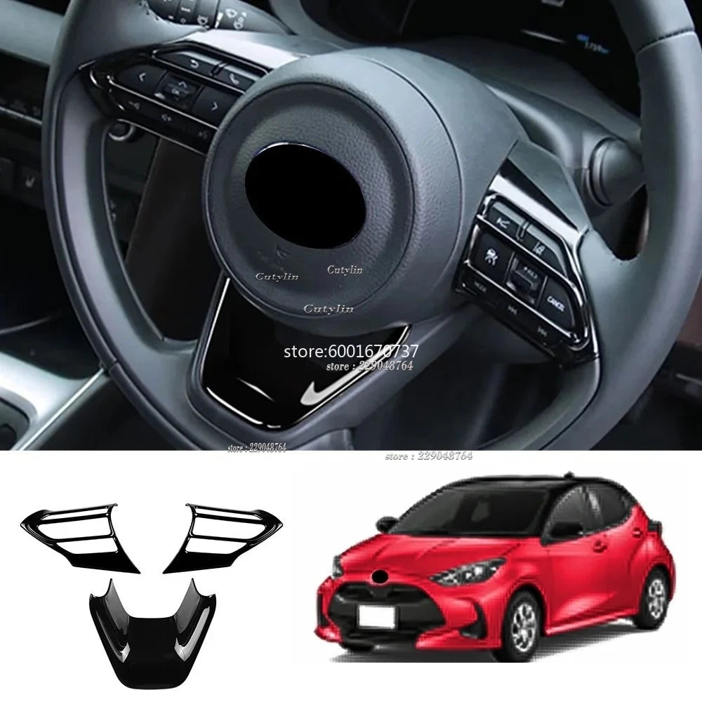 Toyota Yaris Cross 2020-23 Black Window Switch & Steering Wheel Trim - image 5