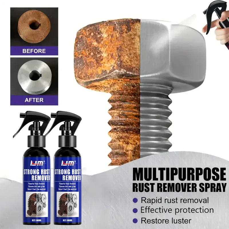 Heavy-Duty Rust Remover Spray for Car Wheels & Metal - image 4