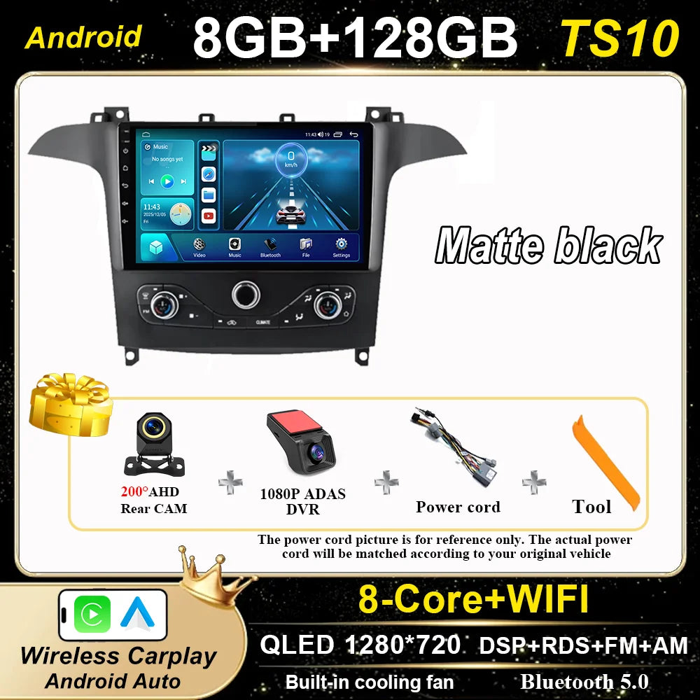 9-Inch Android Car Stereo for Ford S-Max & Galaxy - image 24