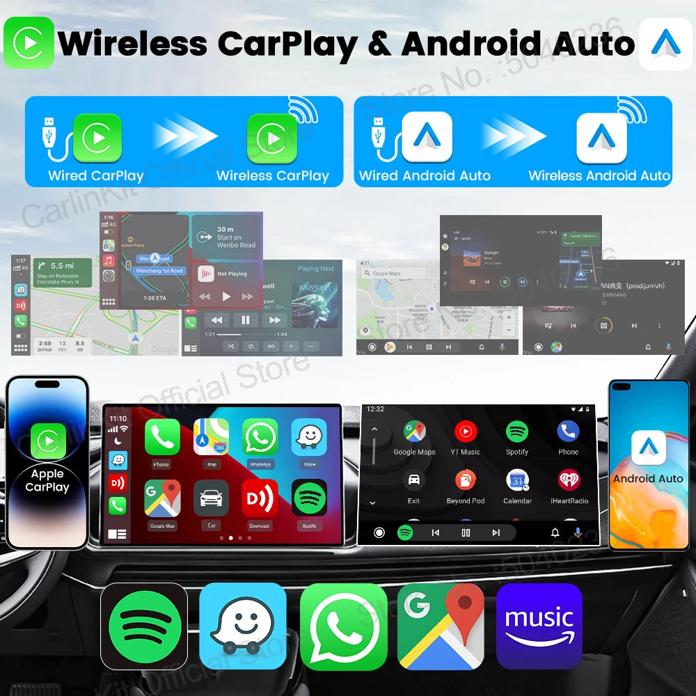 CarlinKit 5.0 Mini Ultra Wireless Adapter for Android Auto & CarPlay - image 3