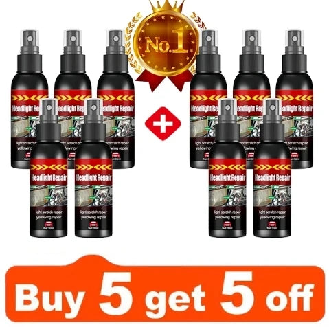 Headlight Restoration Wipes for Yellowing and Light Scratches