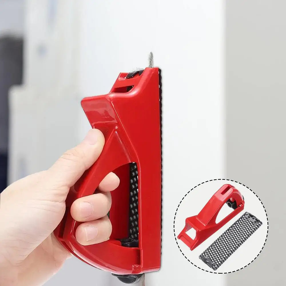 Drywall rasp and plasterboard planer, edge trimming tool for gypsum board
