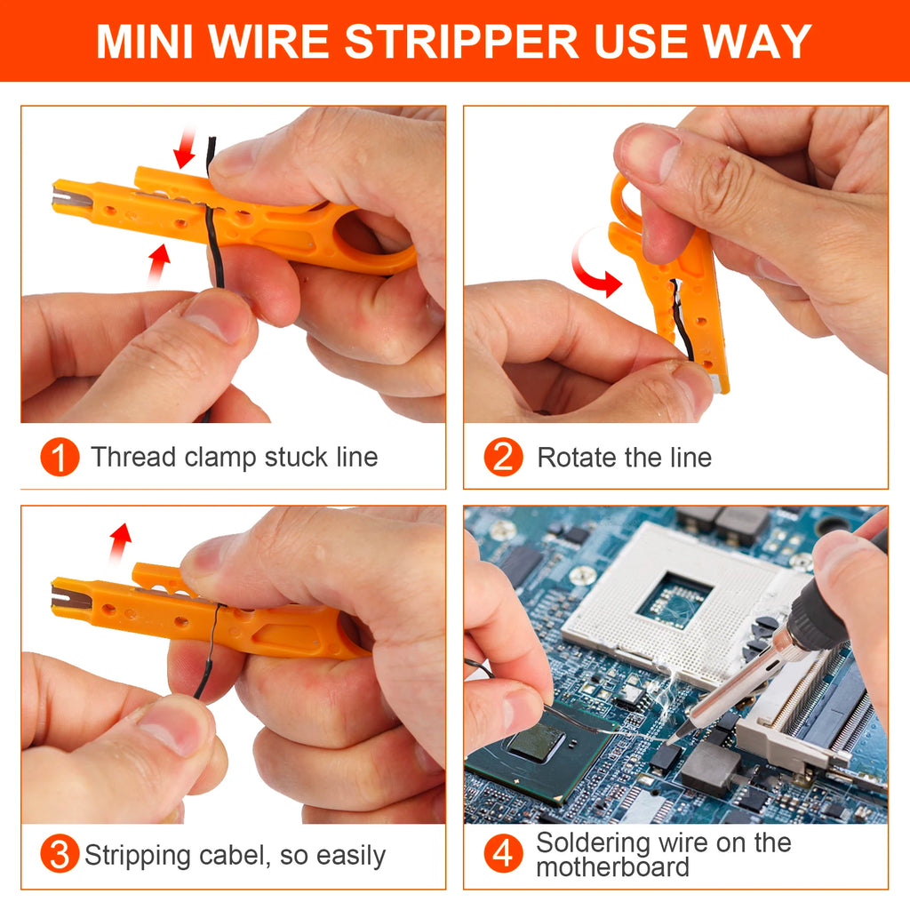 Soldering Iron Kit for Electronics 80W LCD Digital Adjustable Temperature Welding Repair Tools with Switch, Solder Tin Tips