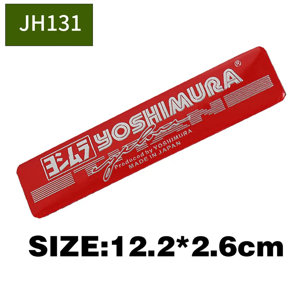 Aluminum Motorcycle Exhaust Pipe Sticker with Scorpion Design