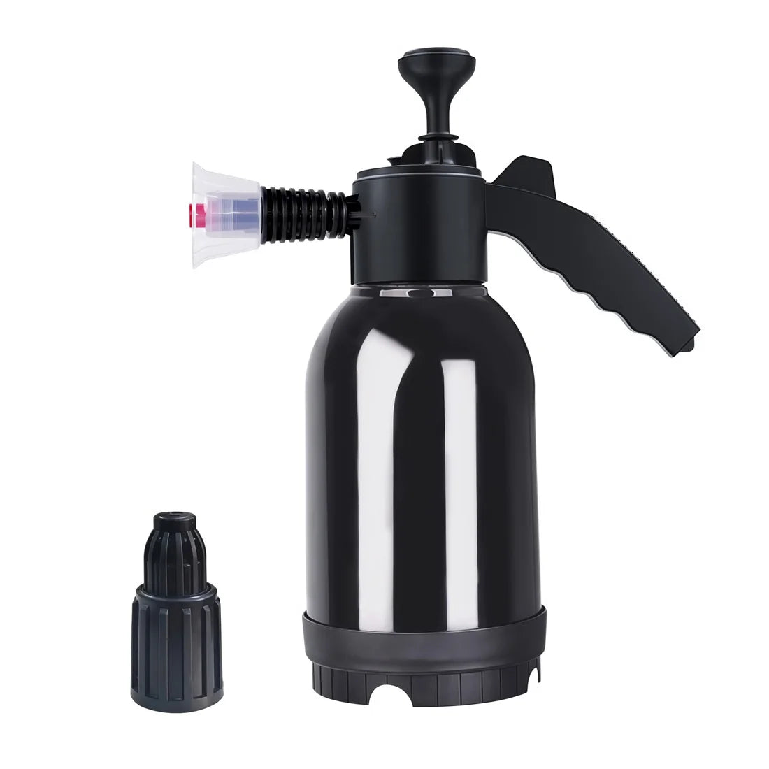 2L hand pump foam sprayer, pneumatic car wash bottle with dual nozzle