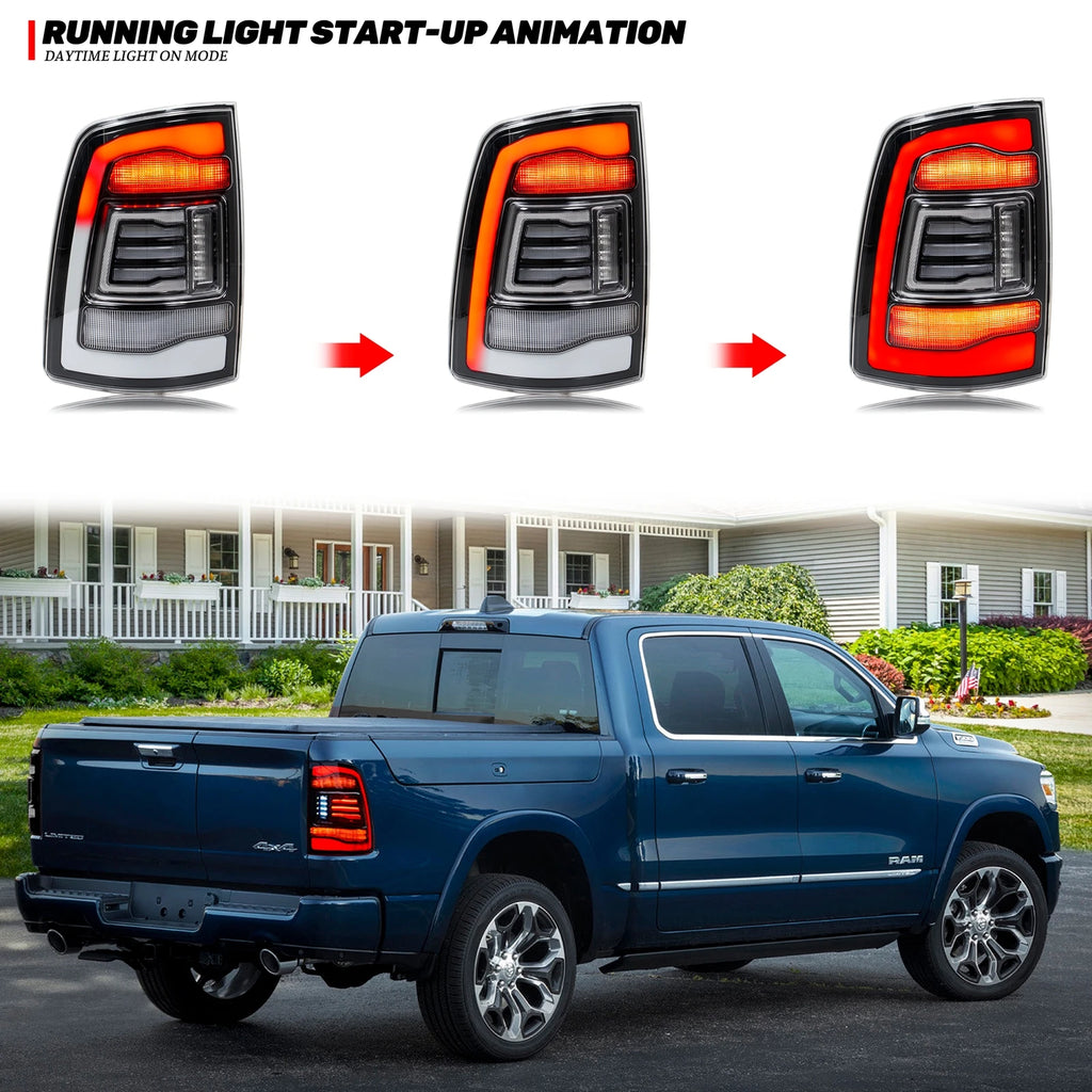 Sequential LED Tail Lights for Dodge Ram 1500-3500 4th Gen - image 3