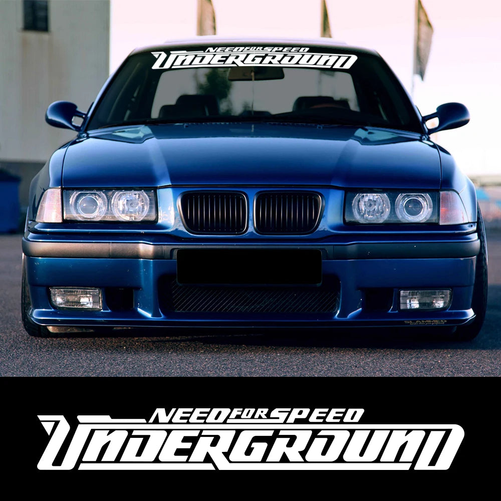 Racing Car Sticker Vinyl Decal - Waterproof Windshield Decoration - image 3