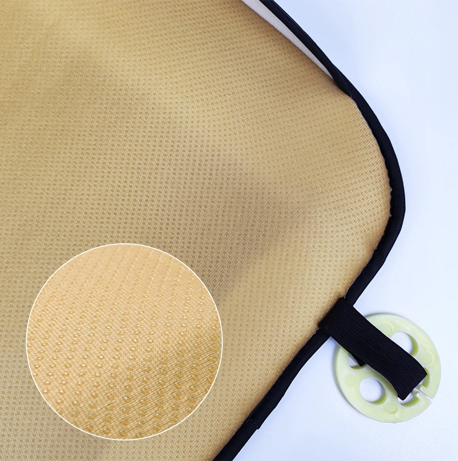 PU Leather Front Seat Cover with Anti-Slip Backing