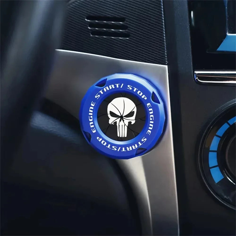 Rotating Start Stop Button Protective Cap for Car and Motorcycle - view 10