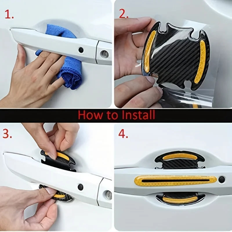 Protective Film for Car Door Handles - 8 Pcs Set - image 6