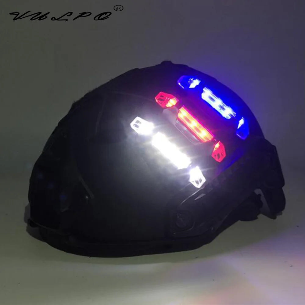 VULPO USB-Rechargeable Helmet Signal Light