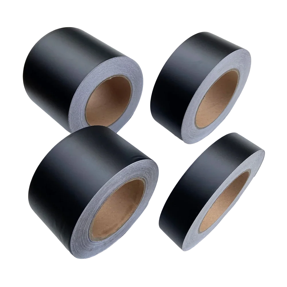 DIY Matte Black Vinyl Wrap Stripes for Car & Motorcycle Customization
