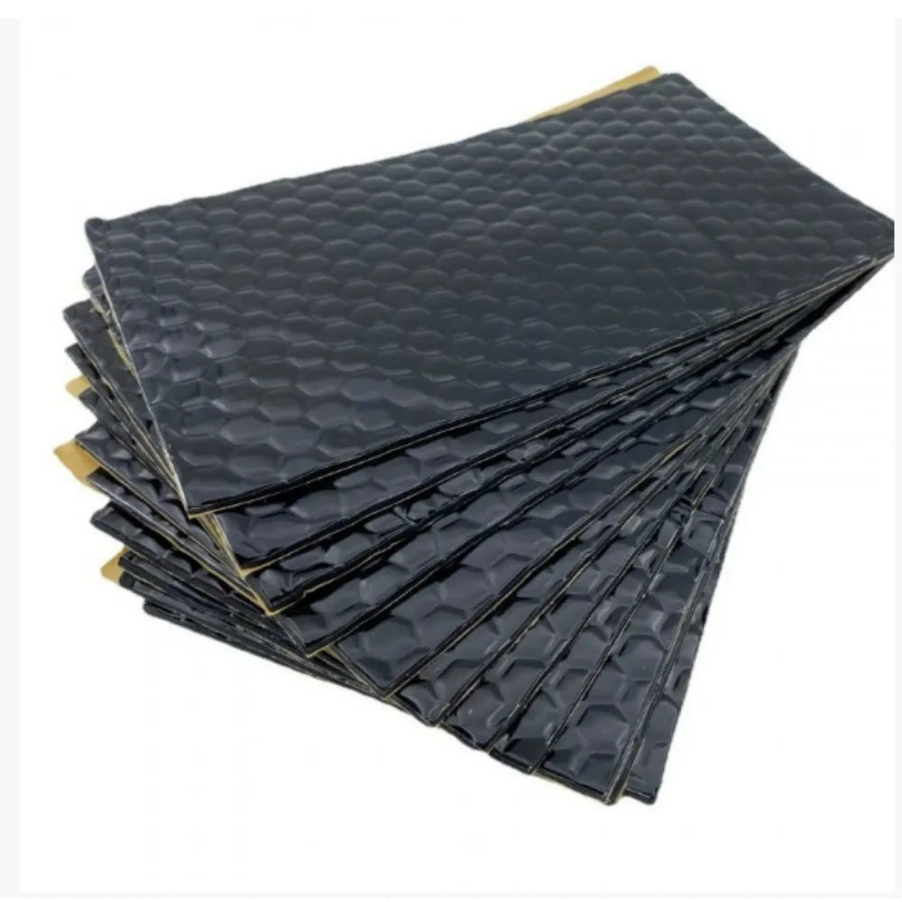 Butyl rubber sound deadener sheets, car noise insulation with aluminium facing
