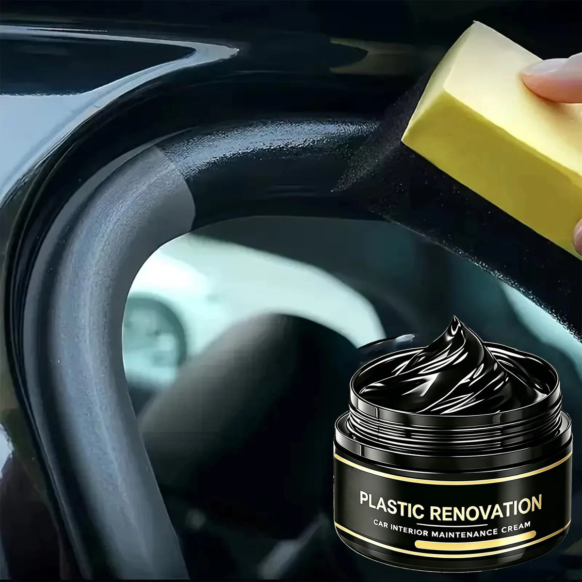 Car Scratch Repair Wax - Restore Plastic, Leather & Rubber - image 2