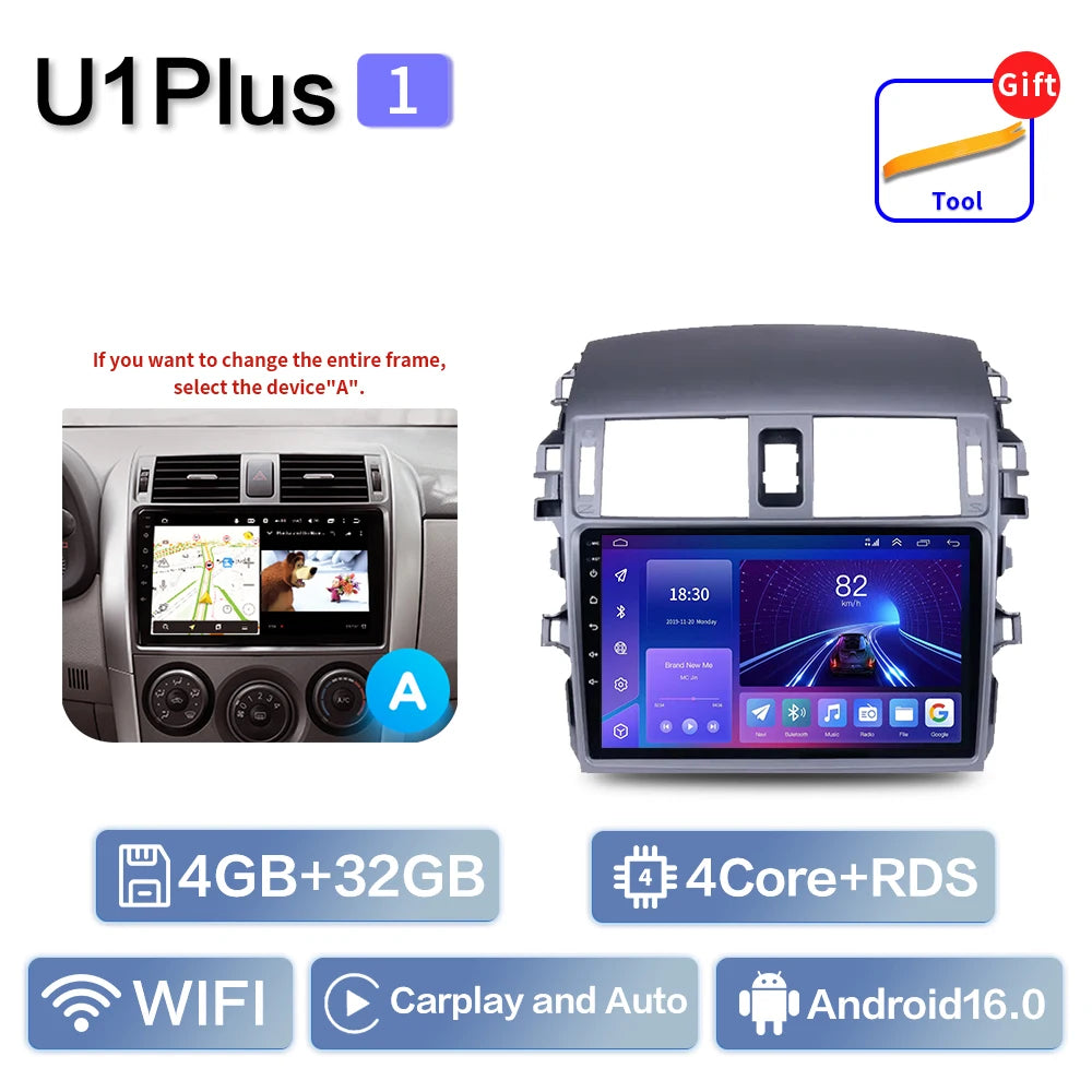 9" Car Stereo for Toyota Corolla 2006-2013 | CarPlay & Android Auto - image 13