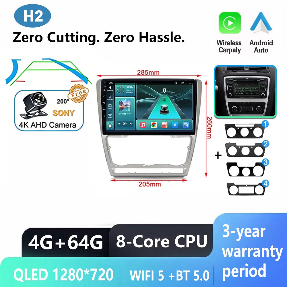 10-Inch Android Car Stereo for Skoda Octavia 2004-2013 - image 29