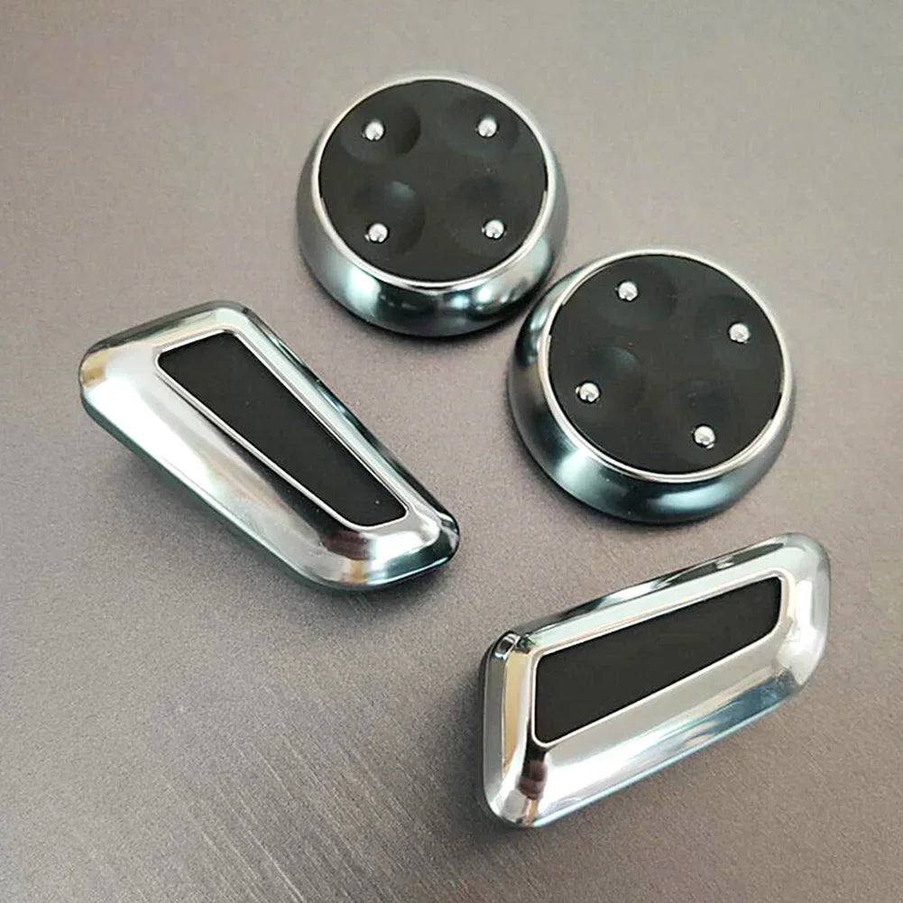 Audi Seat Adjustment Button Covers - 6 Pack Chrome ABS Trim - image 8