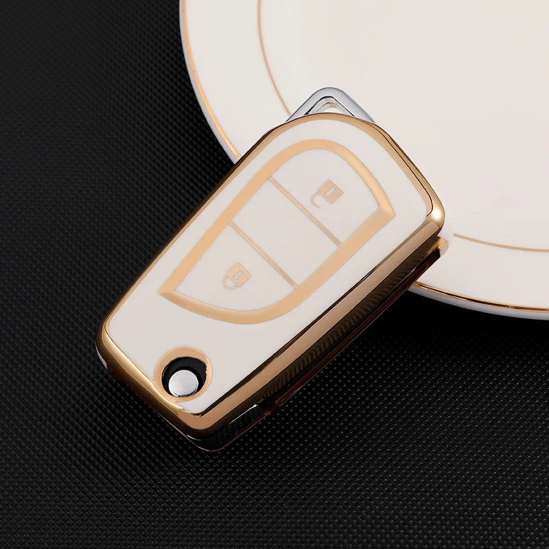 Toyota Key Fob Cover - TPU Protective Case for Aygo Yaris Camry RAV4 - image 25
