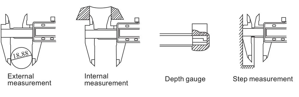 Digital Caliper 0-150mm Stainless Steel Electronic Vernier Gauge - image 7
