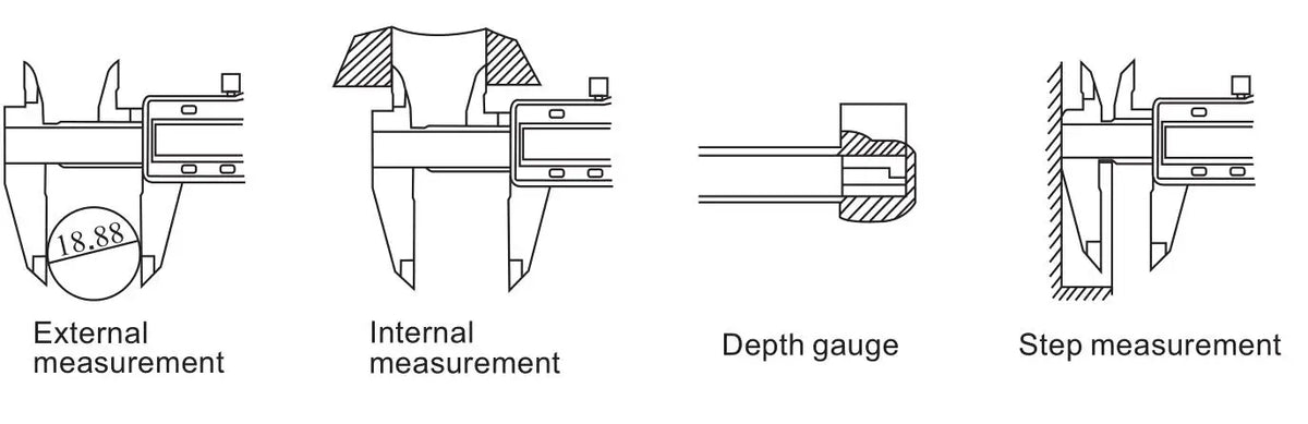 Digital Caliper 0-150mm Stainless Steel Electronic Vernier Gauge - image 7