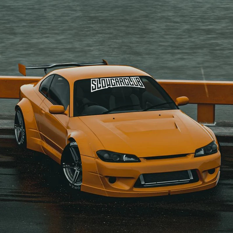 "Slow Car Club" JDM Vinyl Decal for Cars and Trucks