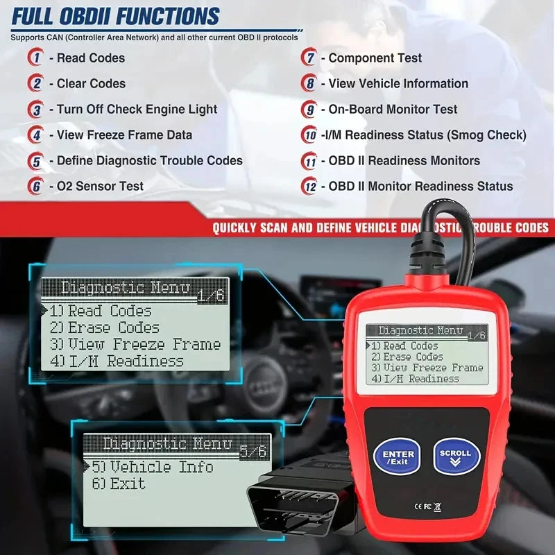 OBD2 Bluetooth Scanner – Automotive Diagnostic Tool