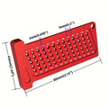 Aluminum Woodworking Scribe T-Square Ruler, Metric Inch Marking Gauge - image 25