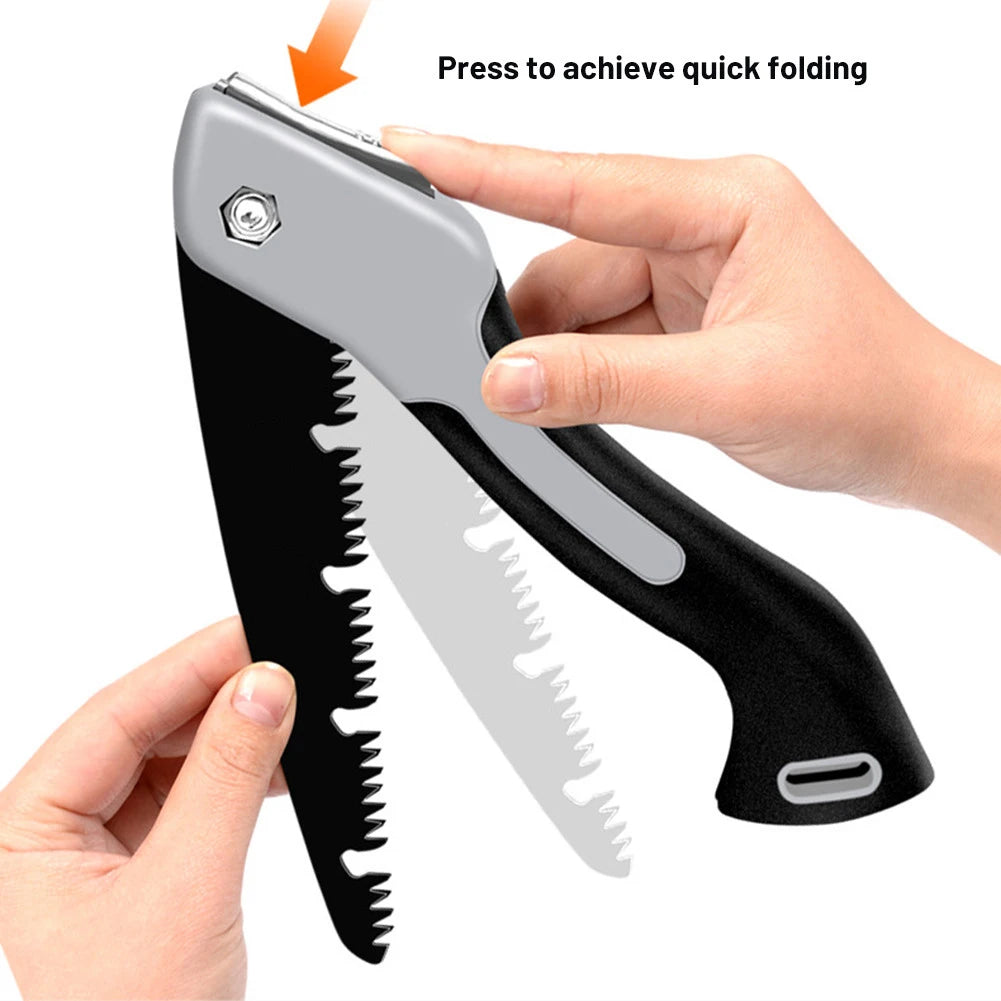 Folding Hand Saw for Wood Branches – Camping & Hiking