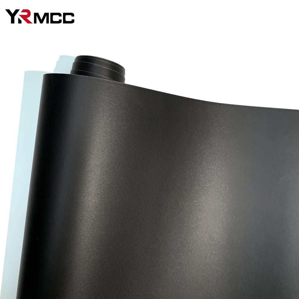 Matte Black Vinyl Wrap Film – Car, Motorcycle & Helmet DIY