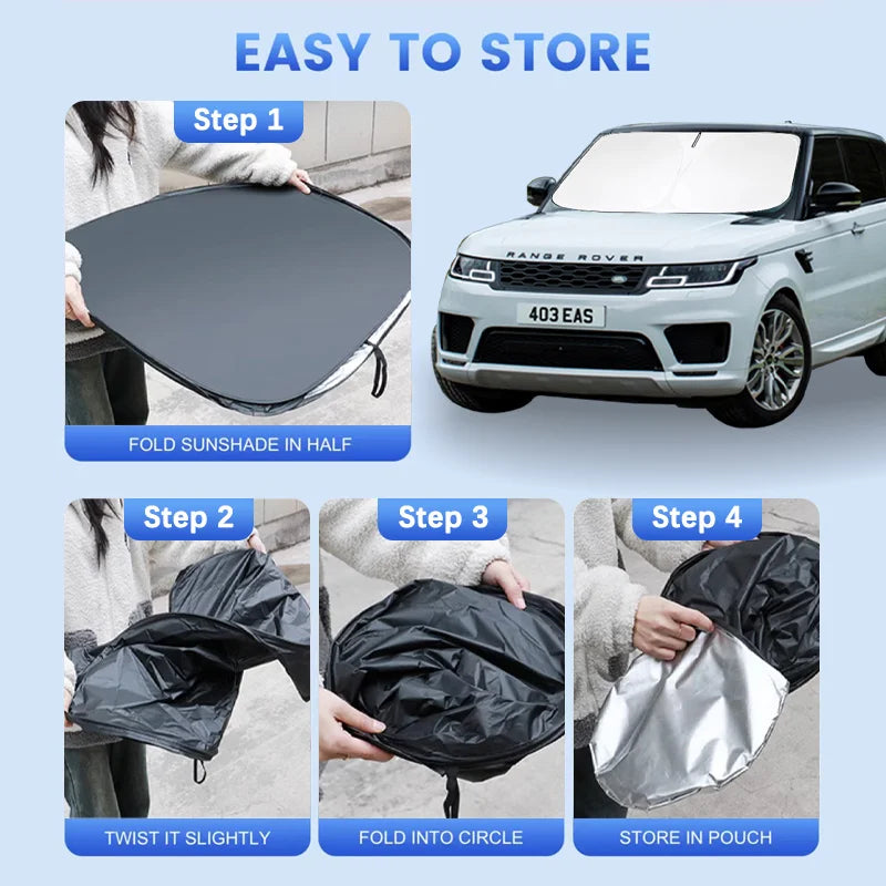 Car Windshield Sun Shade For Chevrolet Equinox EV Plus Sunshade Sun Visor Protector Blocks UV Rays Summer Car Accessories