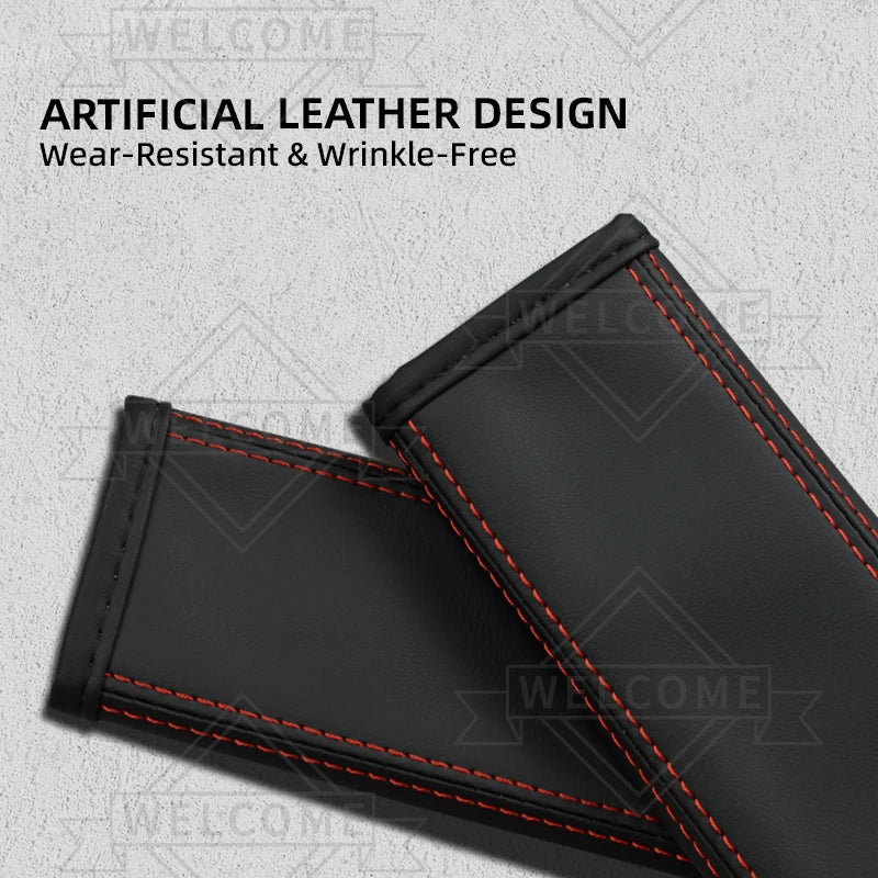 2-Pack Leather Seat Belt Shoulder Pads for Renault RS/GT - image 3
