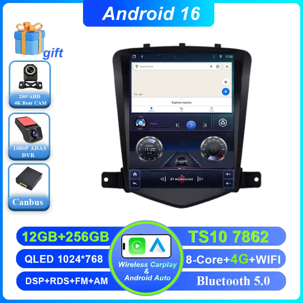 Android 16 Car Stereo for Chevy Cruze (2008-2012) - image 9