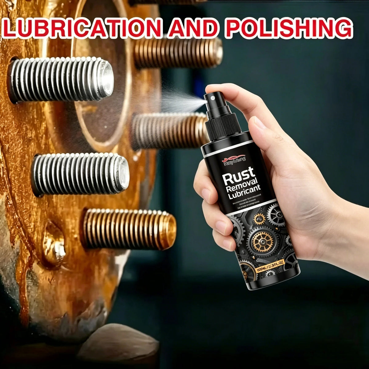 Rust Remover Spray for Car Wheels and Metal Surfaces, 100ml