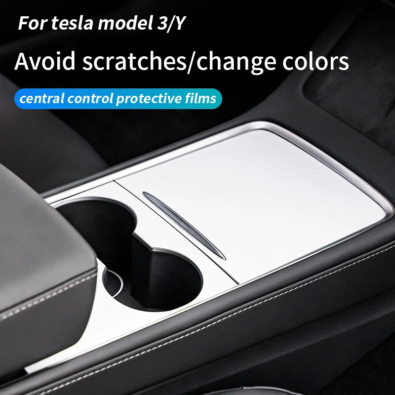Center Console Protective Sticker for Tesla Model 3 and Model Y 2021-2025