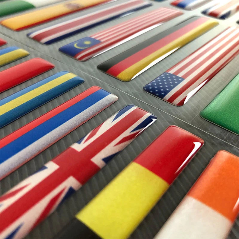 3D Reflective National Flag Decals for Car and Motorcycle - view 7